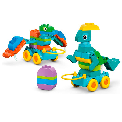 Конструктор Lego Duplo 10451 Динозавры на колесах 3в1 1